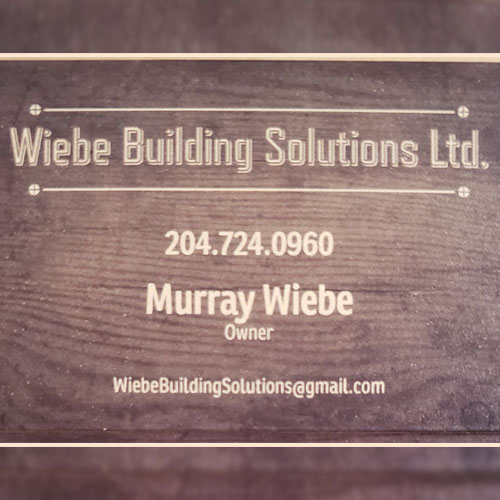 Wiebe Building Solutions Ltd