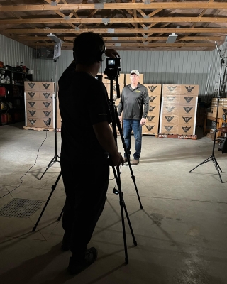 Thanks to Steve & Chrisa from 🦆 🦶 for having me on site south of Saskatoon for an evening of strategy and a day of filming. Happy to play a tiny part in your continued success at @duckfootpartsinc